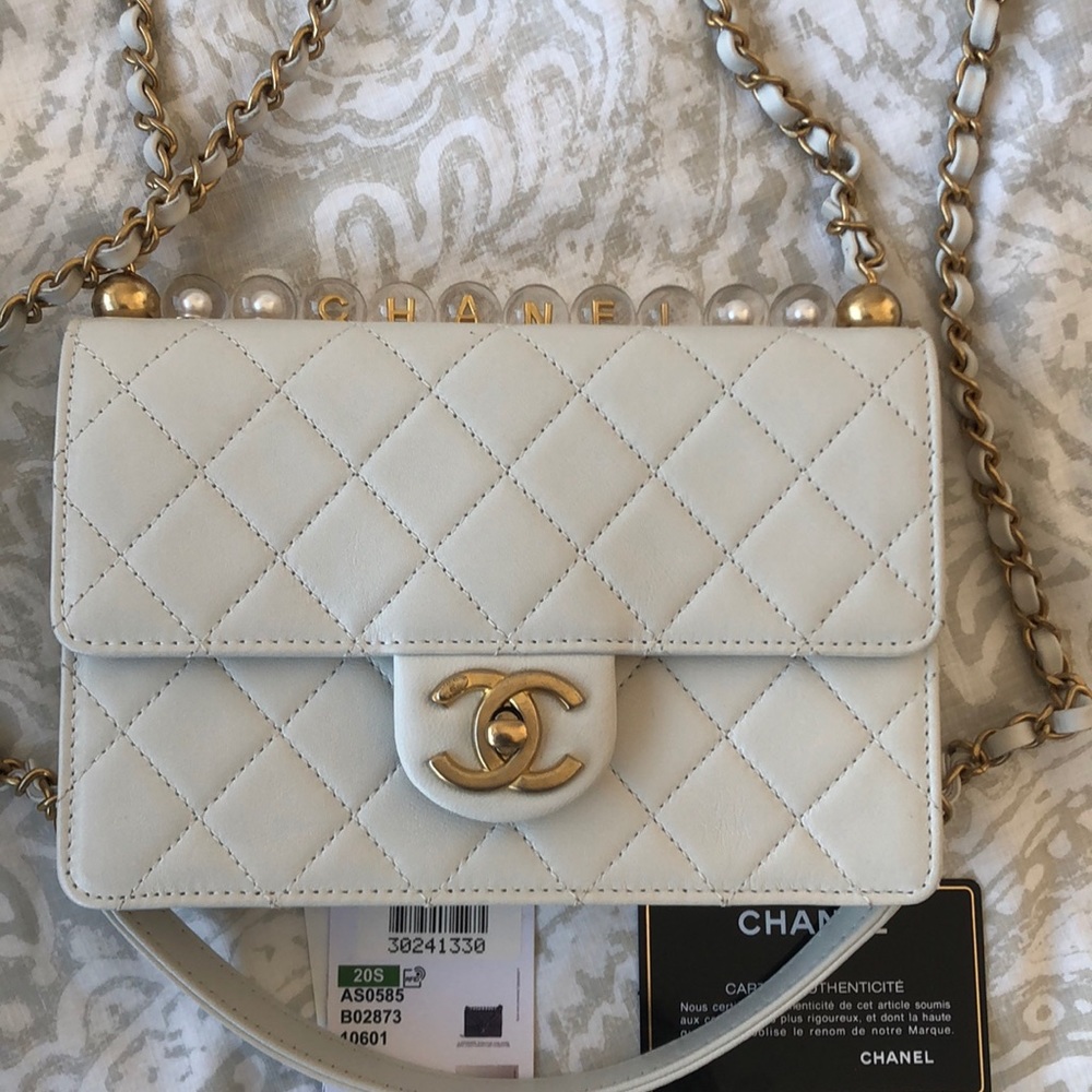 Chanel 20S flap bag.